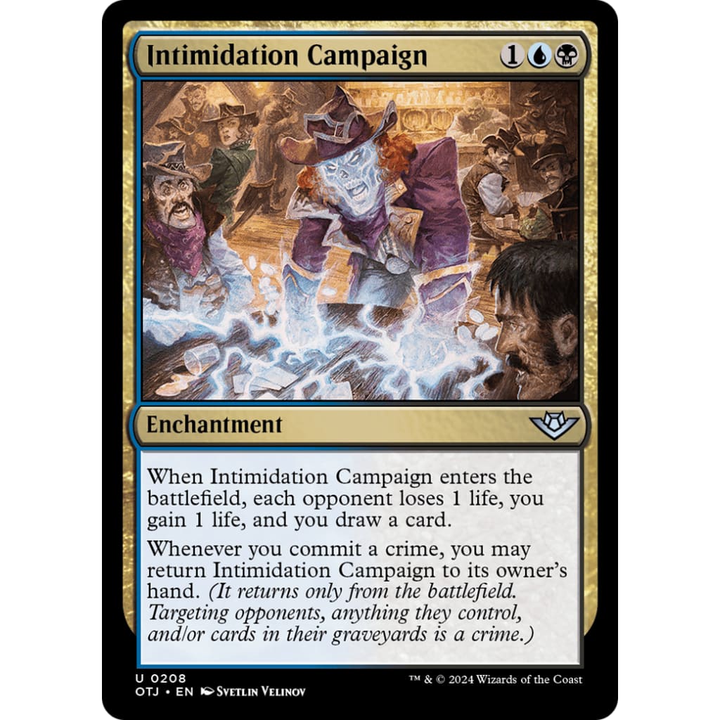 Intimidation Campaign (OTJ-208) - Single