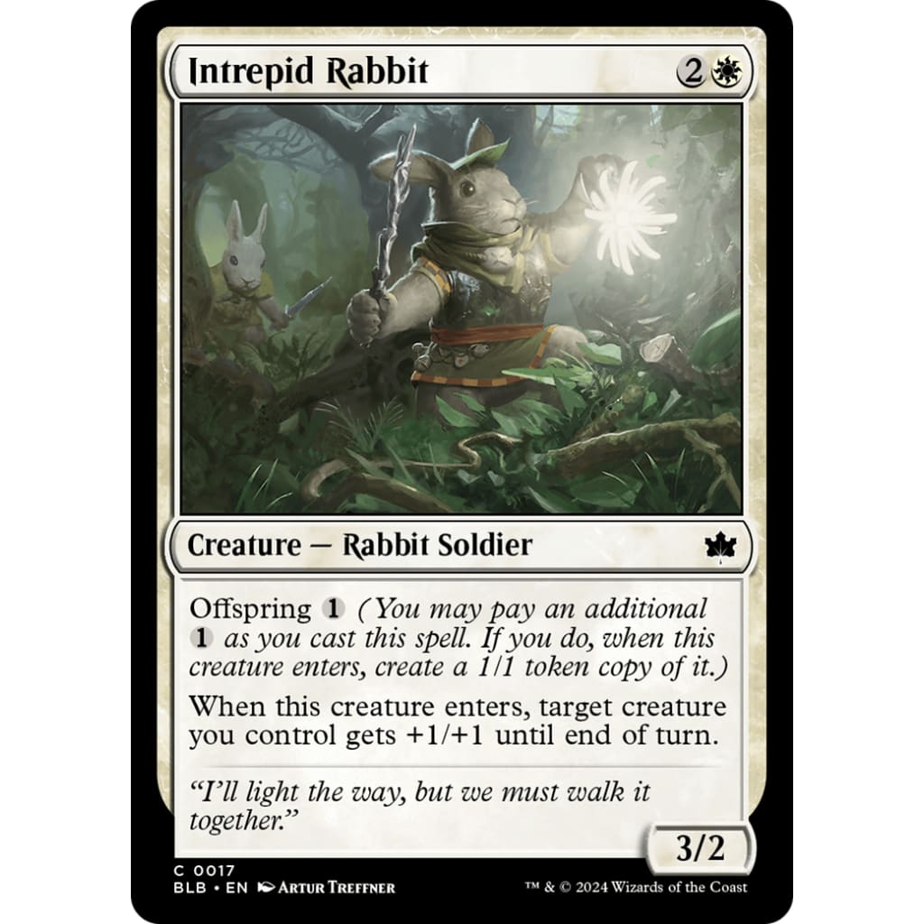 Intrepid Rabbit (BLB-017) Foil - Single