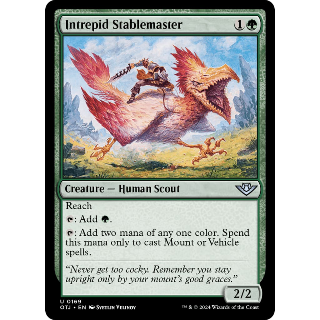 Intrepid Stablemaster (OTJ-169) Foil - Single