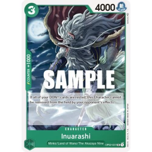 Inuarashi OP02-027 UC Paramount War - Single