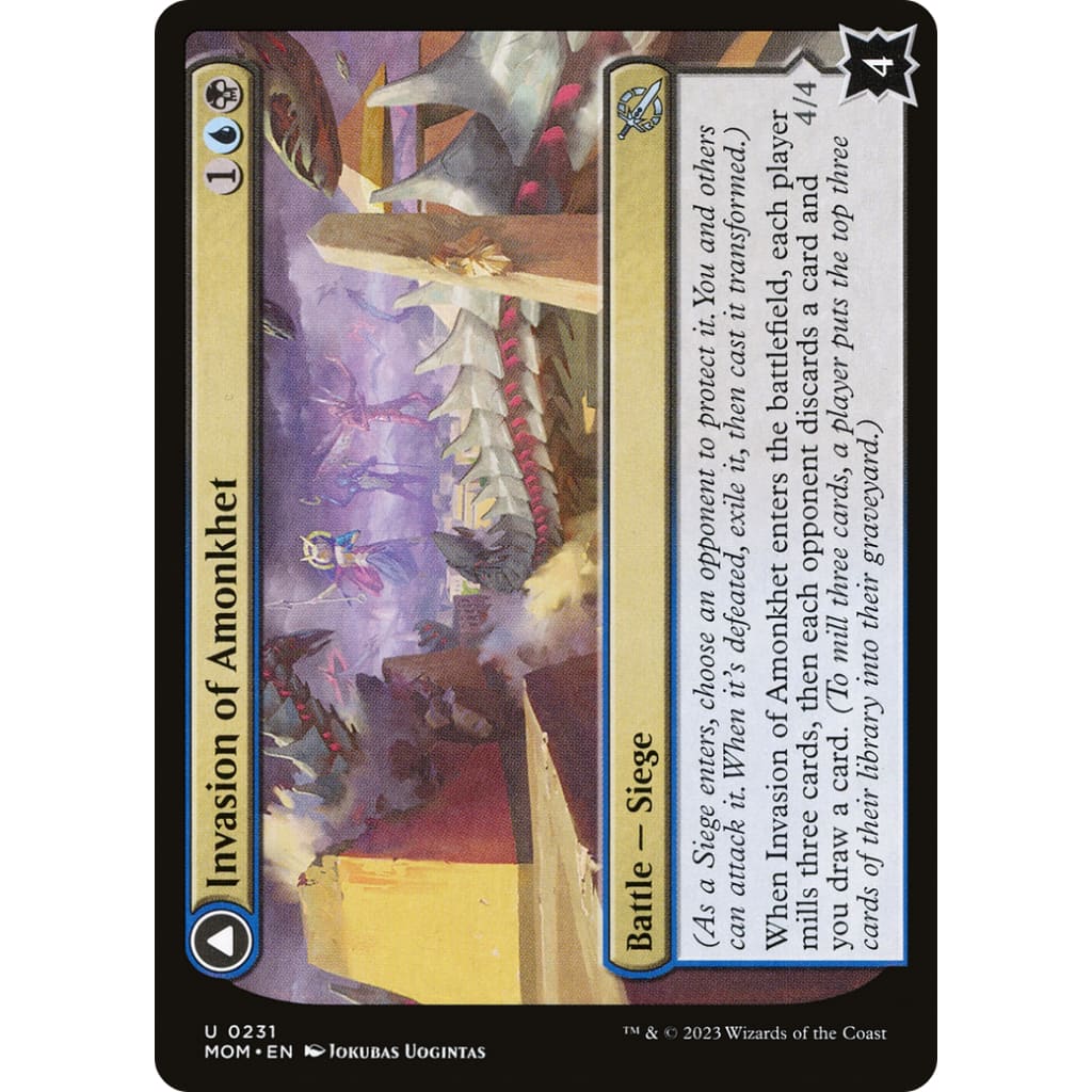 Invasion of Amonkhet // Lazotep Convert (MOM-231) Foil