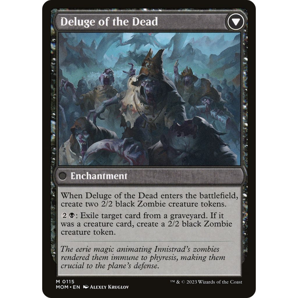 Invasion of Innistrad // Deluge the Dead (MOM-115) Foil