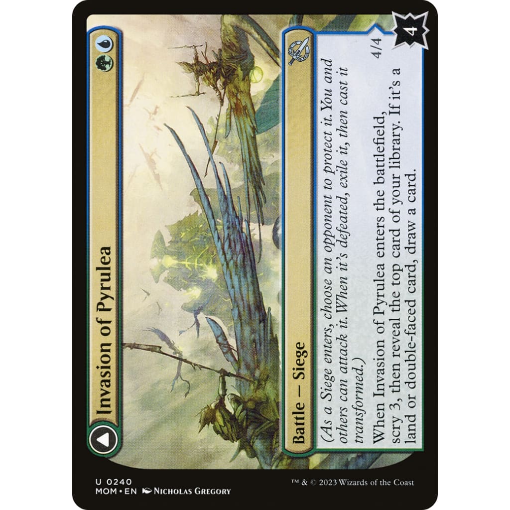 Invasion of Pyrulea // Gargantuan Slabhorn (MOM-240) Foil