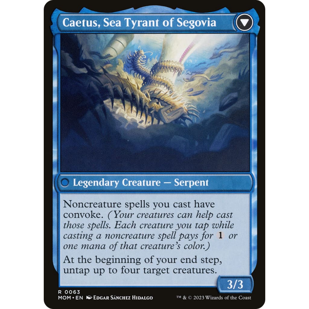 Invasion of Segovia // Caetus Sea Tyrant (MOM-063) Foil