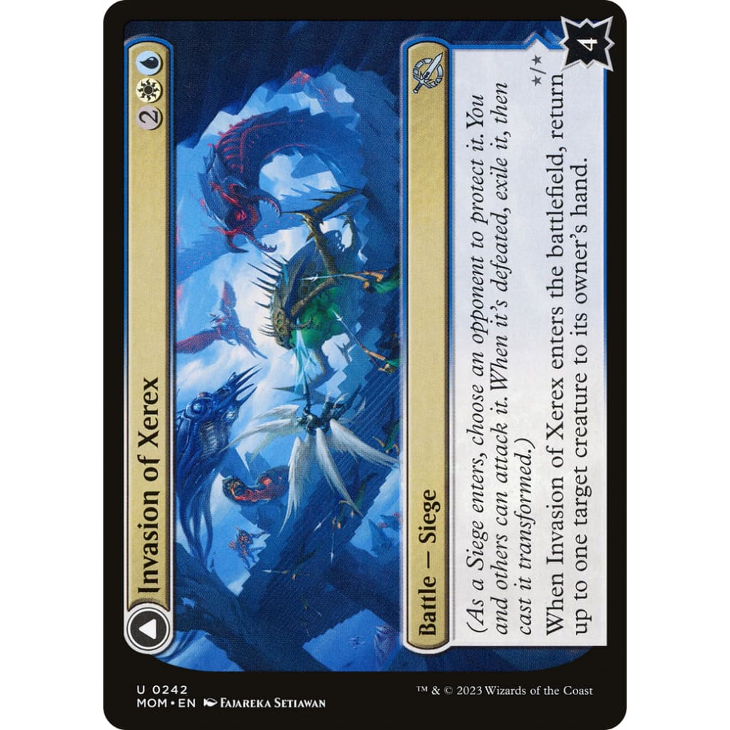 Invasion of Xerex // Vertex Paladin (MOM-242) Foil - Single