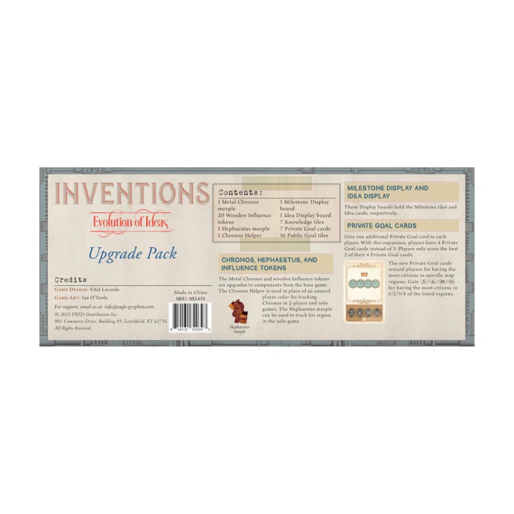Inventions: Evolution of Ideas Upgrade Pack