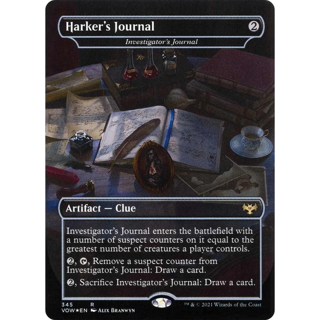 Investigator’s Journal / Harker’s (VOW-345): (Showcase)
