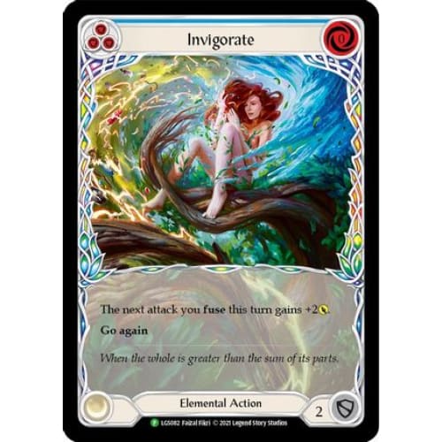 Invigorate (Blue) (FLESH AND BLOOD: PROMO CARDS) Rainbow