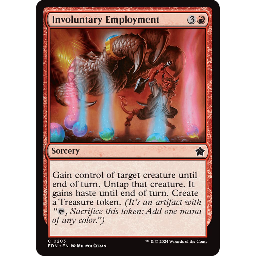 Involuntary Employment (FDN-203) - Single
