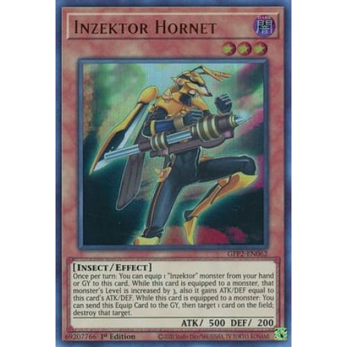 Inzektor Hornet (GFP2-EN062) Ultra Rare 1st Edition - Single