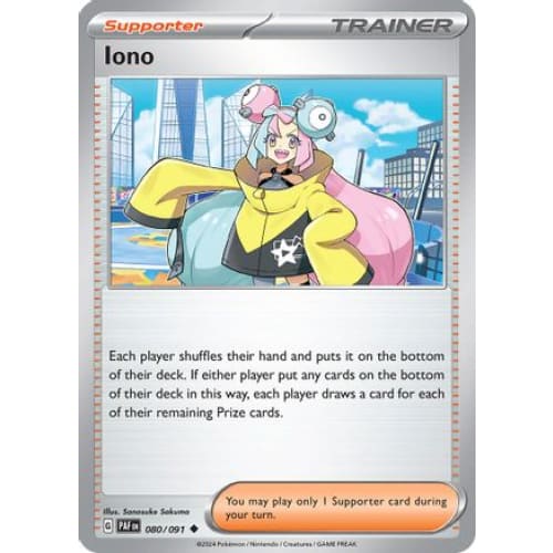 Iono (80) Uncommon Reverse Holofoil - Single