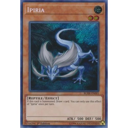 Ipiria (BLHR-EN001) Secret Rare 1st Edition - Single