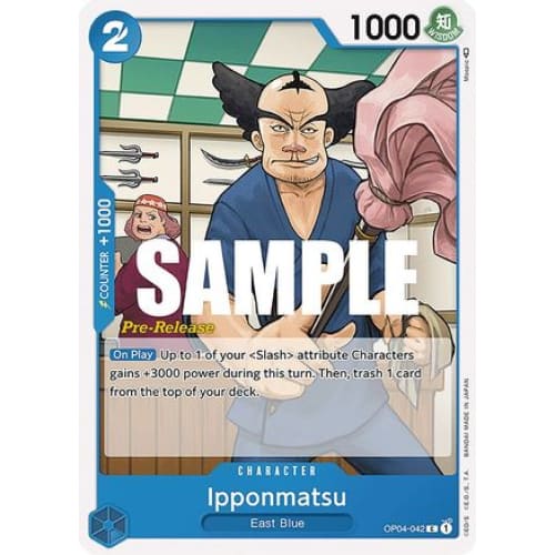 Ipponmatsu OP04-042 C Kingdoms of Intrigue Pre-Release
