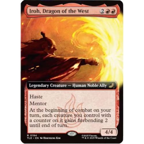 Iroh Dragon of the West (Extended Art) (TLE-194) - Single