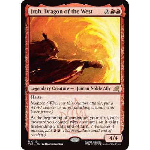 Iroh Dragon of the West (TLE-119) Foil - Single