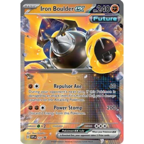 Iron Boulder ex - 147 (147) Promo Holofoil - Single