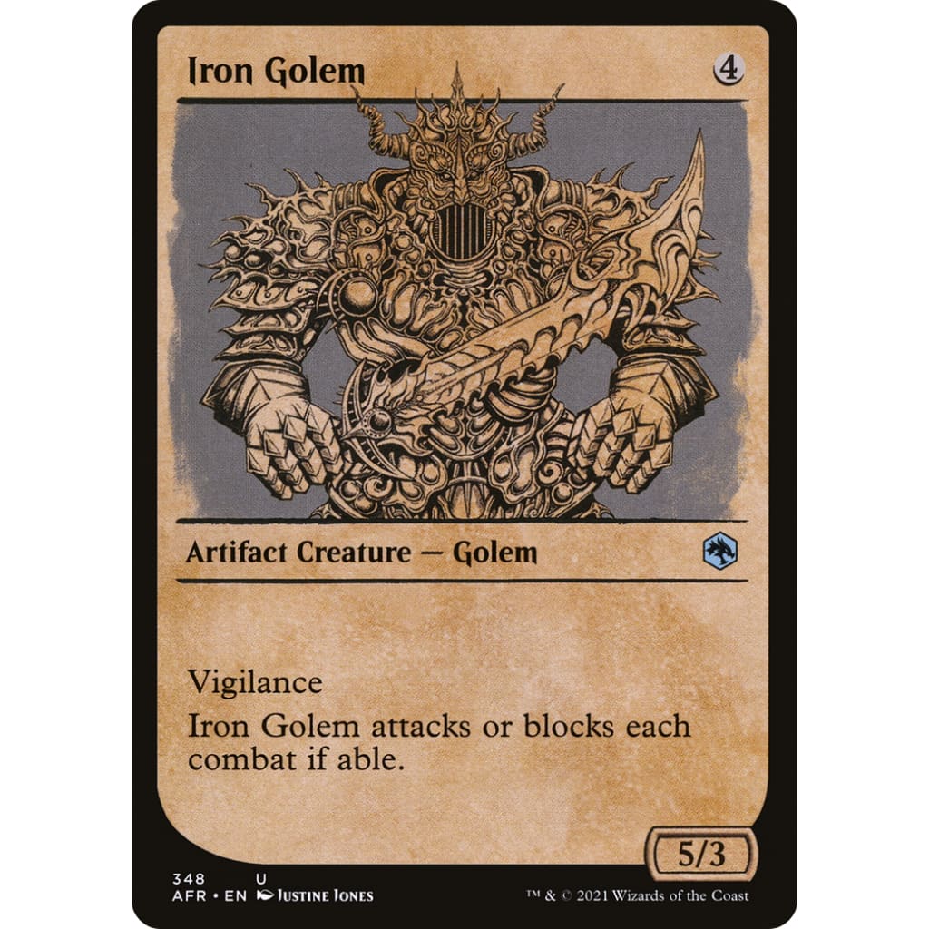 Iron Golem (AFR-348): (Showcase) - Single