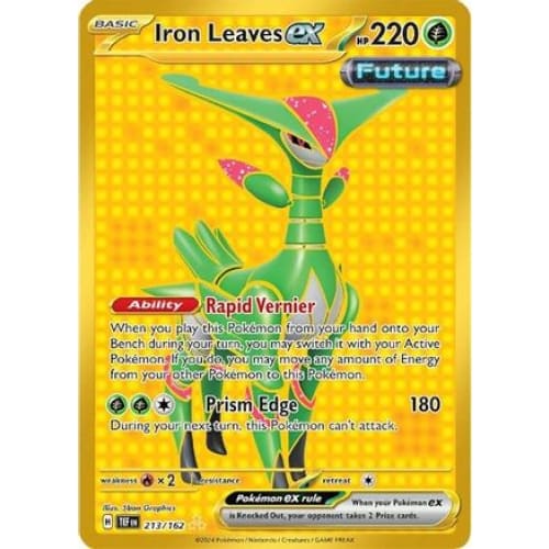 Iron Leaves ex (213) Hyper Rare Holofoil - Single