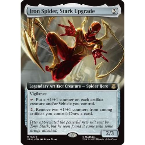 Iron Spider Stark Upgrade (Extended Art) (SPM-279) Foil