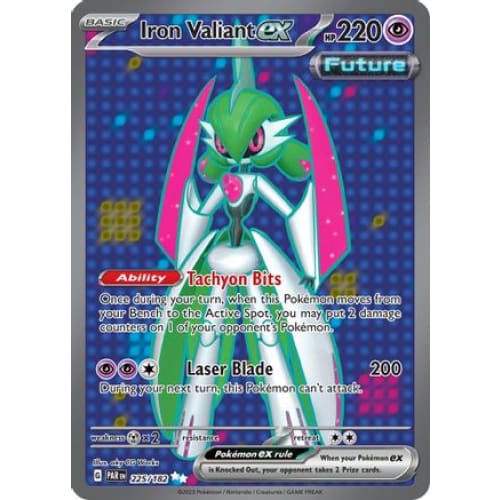 Iron Valiant ex - 225/182 (225) Ultra Rare Holofoil - Single