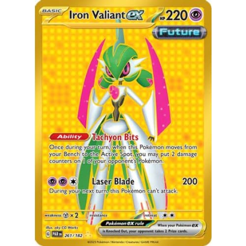 Iron Valiant ex - 261/182 (261) Hyper Rare Holofoil - Single