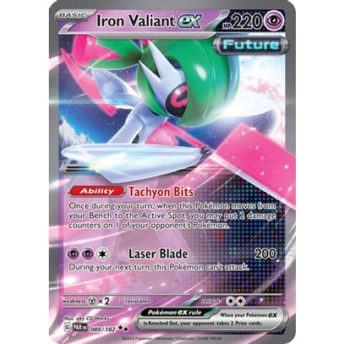 Iron Valiant ex (89) Double Rare Holofoil - Single