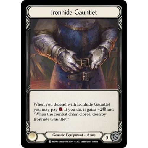 Ironhide Gauntlet (CLASSIC BATTLES: RHINAR VS DORINTHEA)