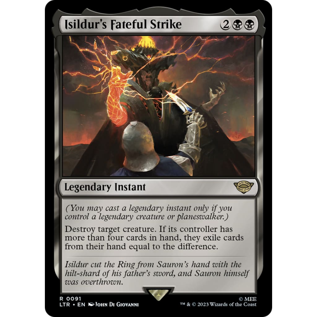 Isildur’s Fateful Strike (LTR-091) Foil - Single