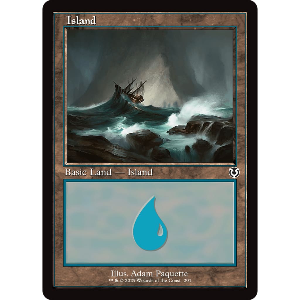 Island (291) (Retro Frame) (INR-291) - Single
