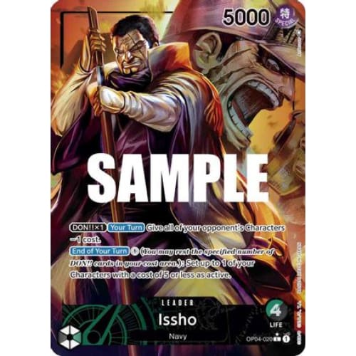 Issho (Alternate Art) OP04-020 L Kingdoms of Intrigue Foil