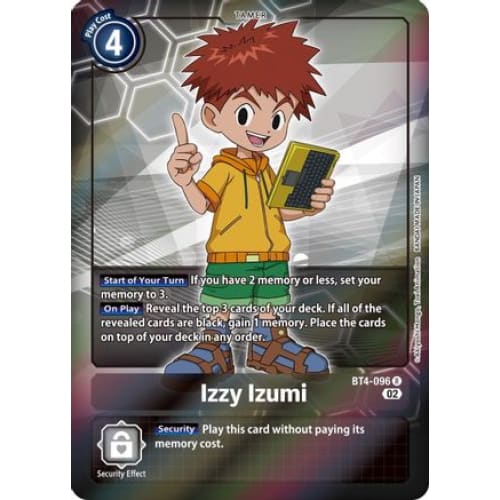 Izzy Izumi (Alternate Art) - BT4-096 - Rare Foil - Single