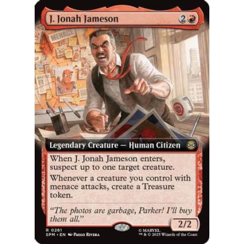 J. Jonah Jameson (Extended Art) (SPM-261) - Single