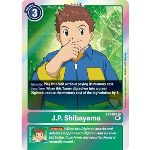 J.P. Shibayama - BT7-089 - Rare Foil - Single