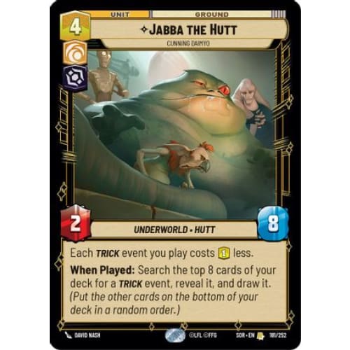 Jabba the Hutt - Cunning Daimyo (181/252) - Spark