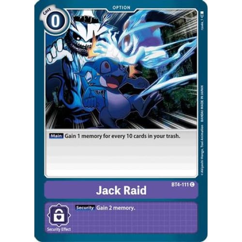 Jack Raid - BT4-111 - Common - Single