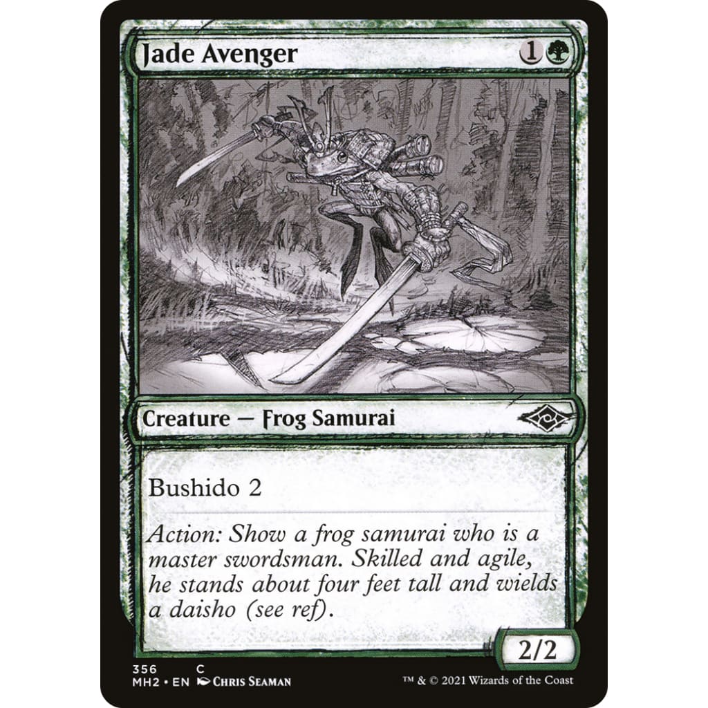 Jade Avenger (MH2-356): (Showcase) - Single
