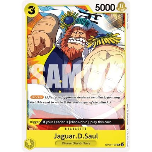 Jaguar.D.Saul OP09-109 UC Emperors in the New World - Single
