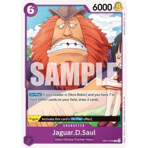 Jaguar.D.Saul OP11-075 C A Fist of Divine Speed - Single