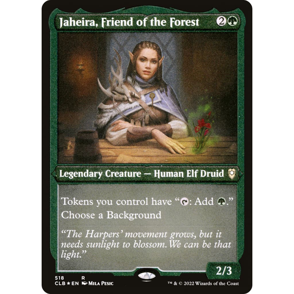Jaheira Friend of the Forest (CLB-518) Etched Foil - Single