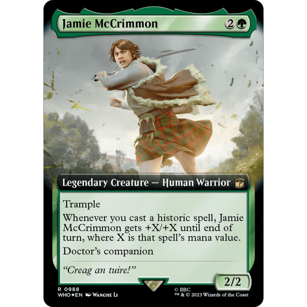 Jamie McCrimmon (WHO-988): (Extended Art) Foil - Single