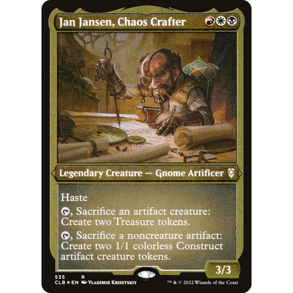 Jan Jansen Chaos Crafter (CLB-535) etched - Single