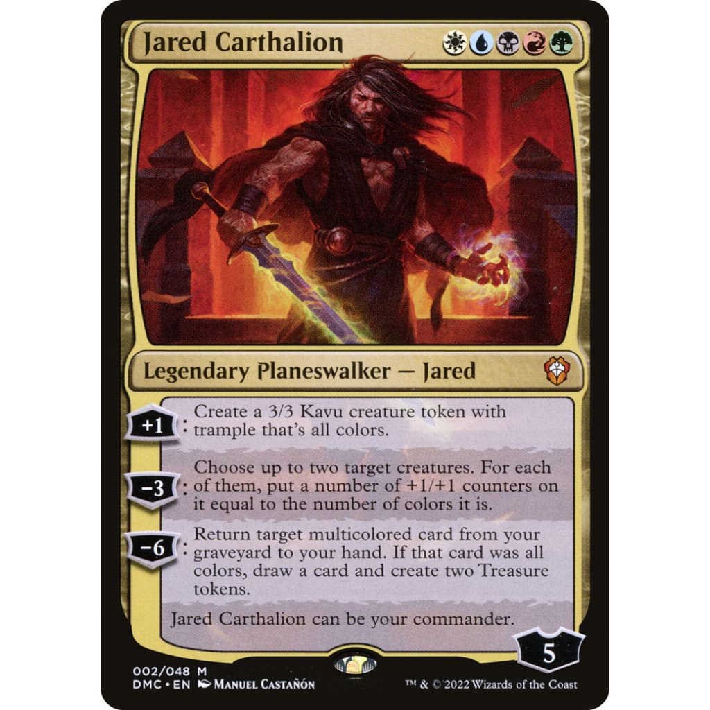 Jared Carthalion (DMC-002) Foil - Single
