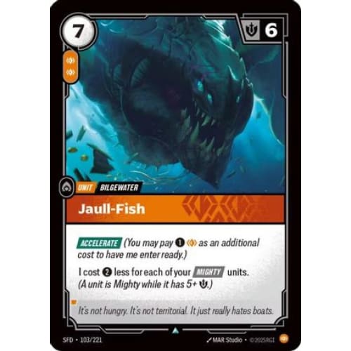 Jaull-Fish (103/221) - Spiritforged Foil - Single
