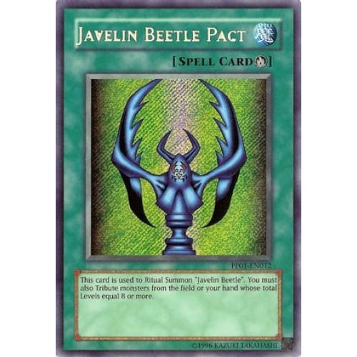 Javelin Beetle Pact (Secret Rare) (PP01-EN012) Secret Rare