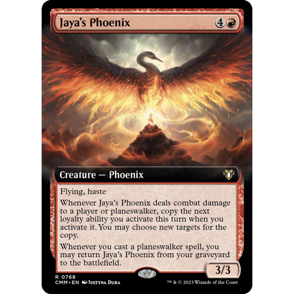 Jaya’s Phoenix (CMM-768): (Extended Art) Foil - Single