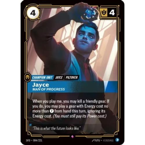 Jayce - Man of Progress (084/221) - Spiritforged Foil