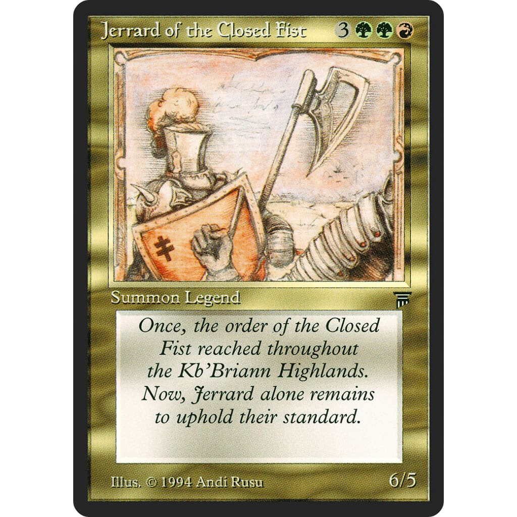 Jerrard of the Closed Fist (LEG-235) - Single