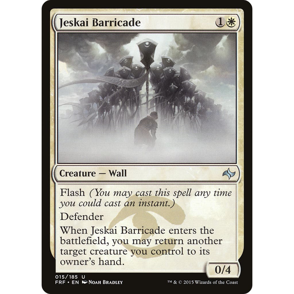 Jeskai Barricade (FRF-015) - Single