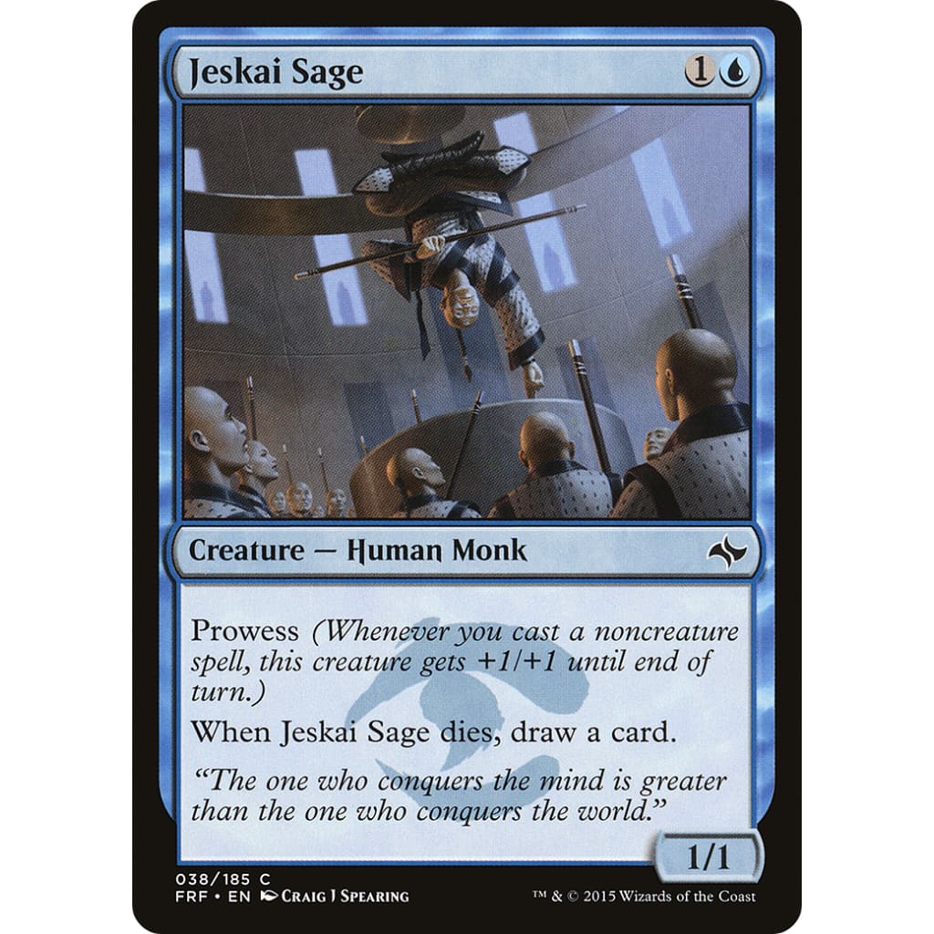Jeskai Sage (FRF-038) Foil - Single