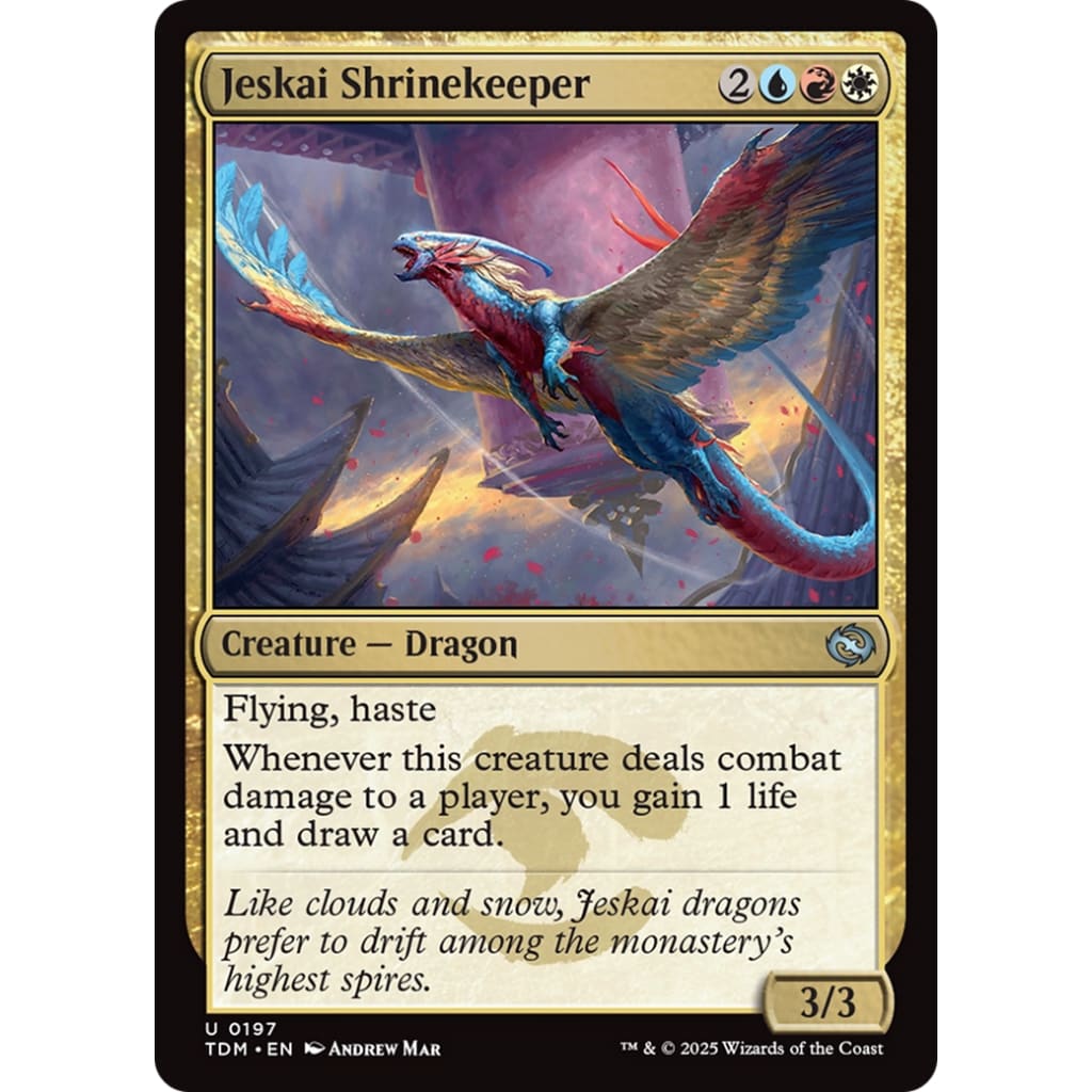 Jeskai Shrinekeeper (TDM-197) - Single